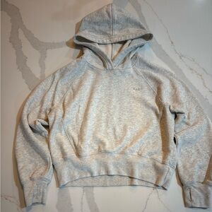Abercrombie Kids Light Gray Hoodie Sweater